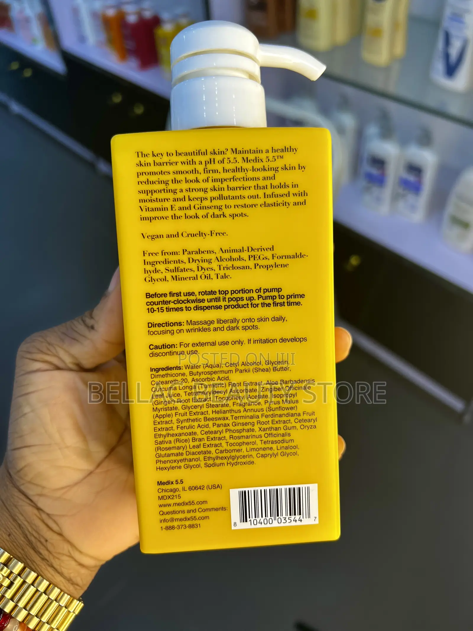 Medix 5.5 Vitamin C + Turmeric Lotion