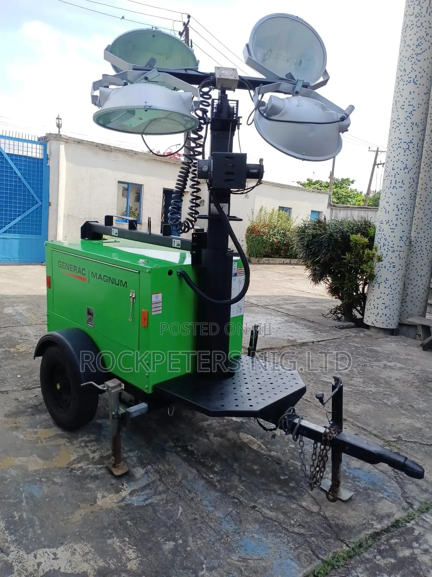 Generac Mlt3060kv - 6kv Light Tower (Kubota / Electric Winch)