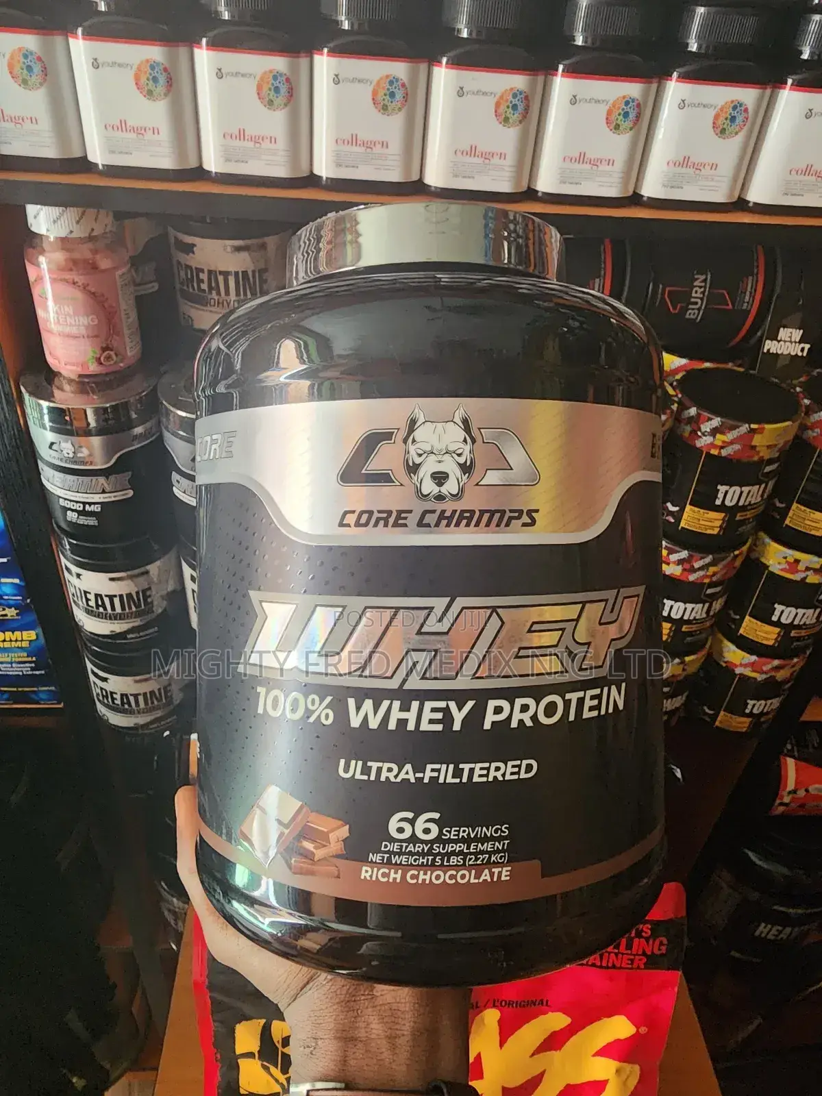 Whey Protein Powder 5lb 66servings