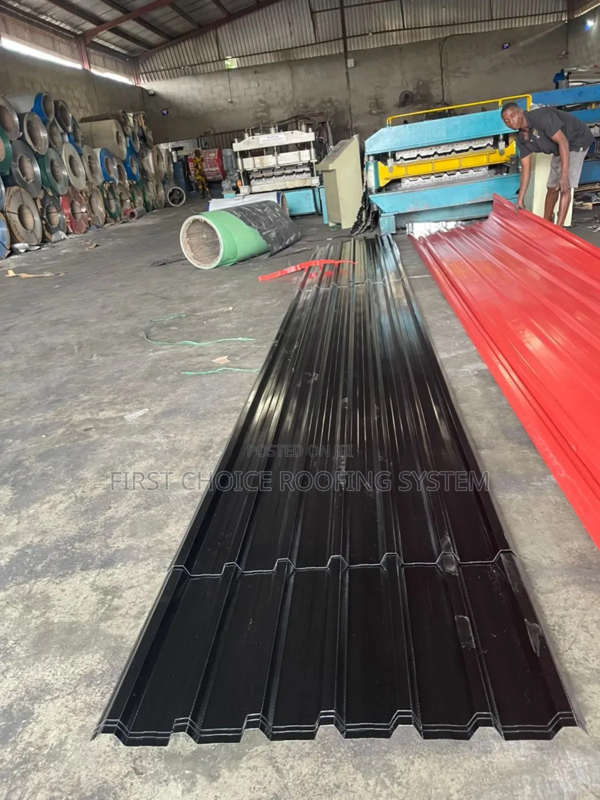 All Colours Of Long Sparn Design Aluminium Roofing Sheets Oven Baked