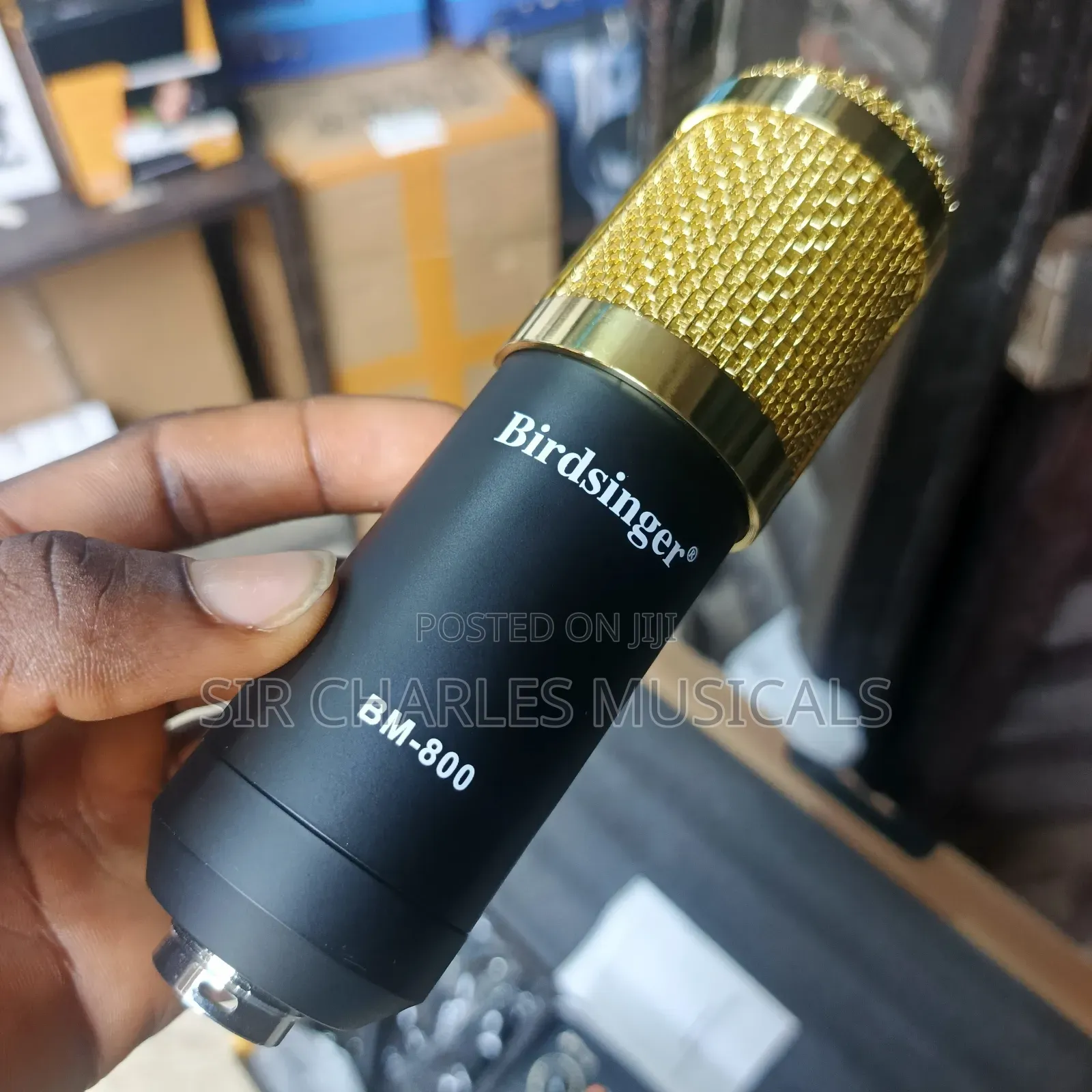 High Quality Bm-800 Studio Mic With V90 Live Sound Card