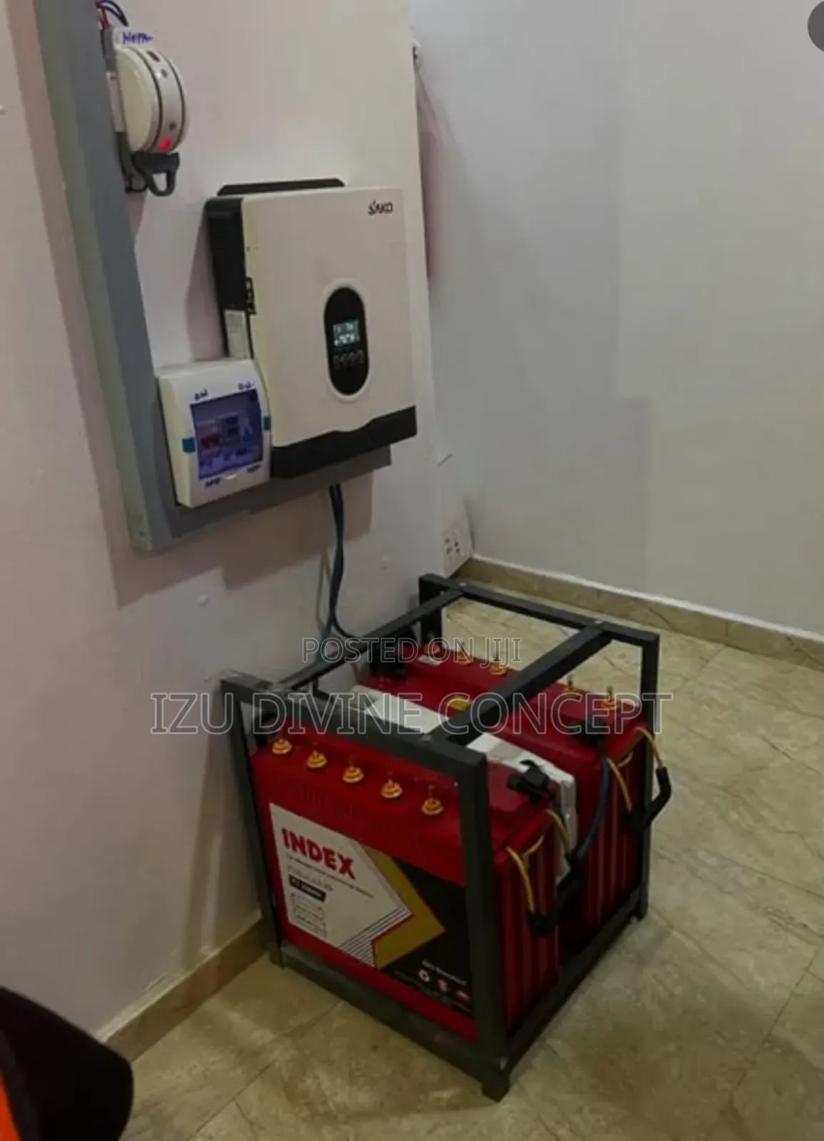 4.2kva Inverter Setup and 2pcs of 220 Amps Tubular Batteries Backup