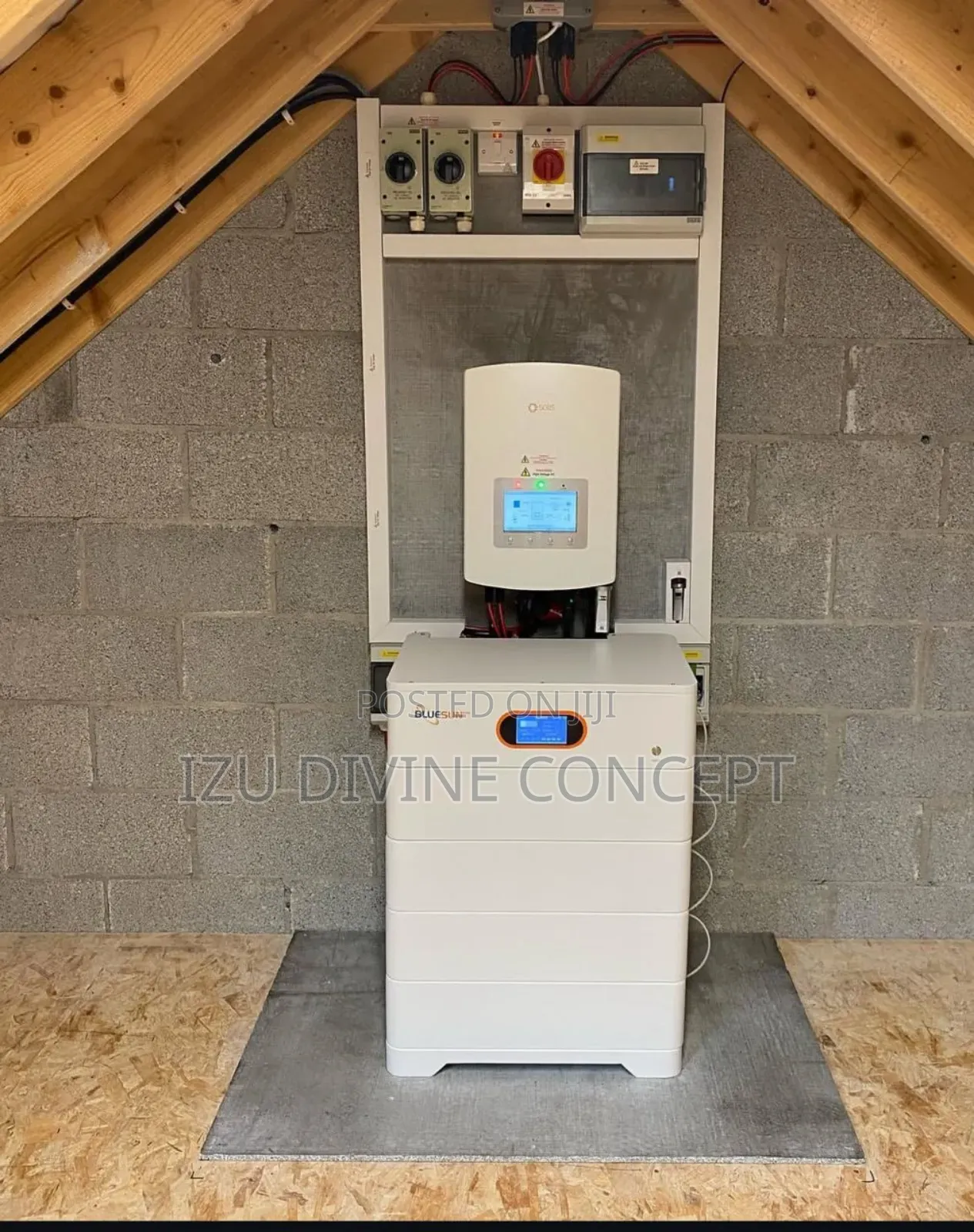 5kva Inverter Setup and 15kwh Lithium Battery Backup