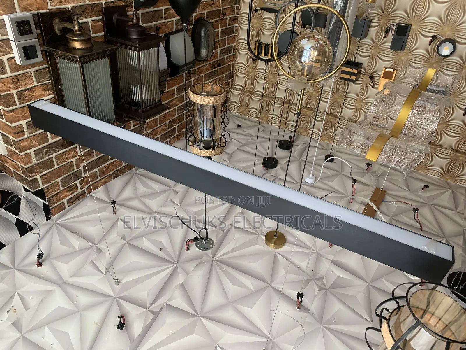 Linear Suspended Light – Modern Office Home Pendant