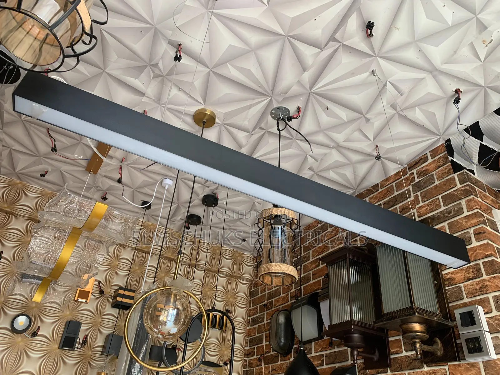 Linear Suspended Light – Modern Office Home Pendant