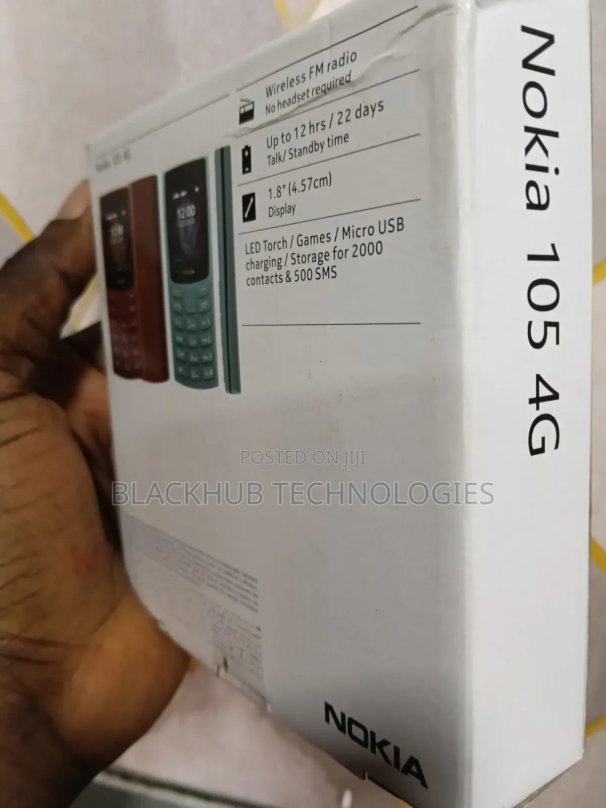 New Nokia 105 4G Black