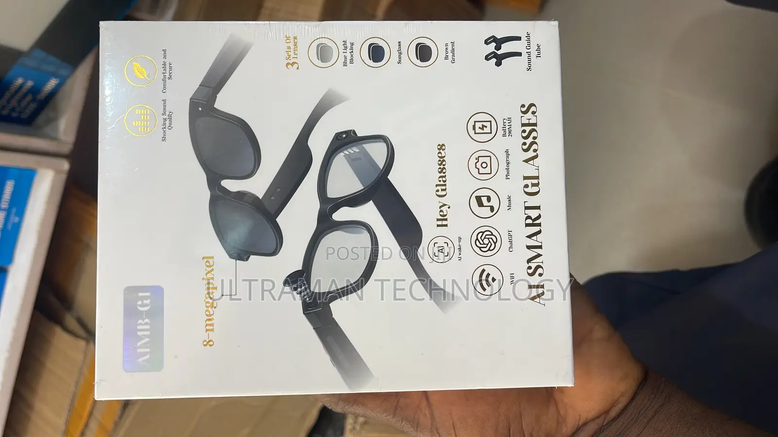 Ai Smart Spy Glasses (Multi Utility)