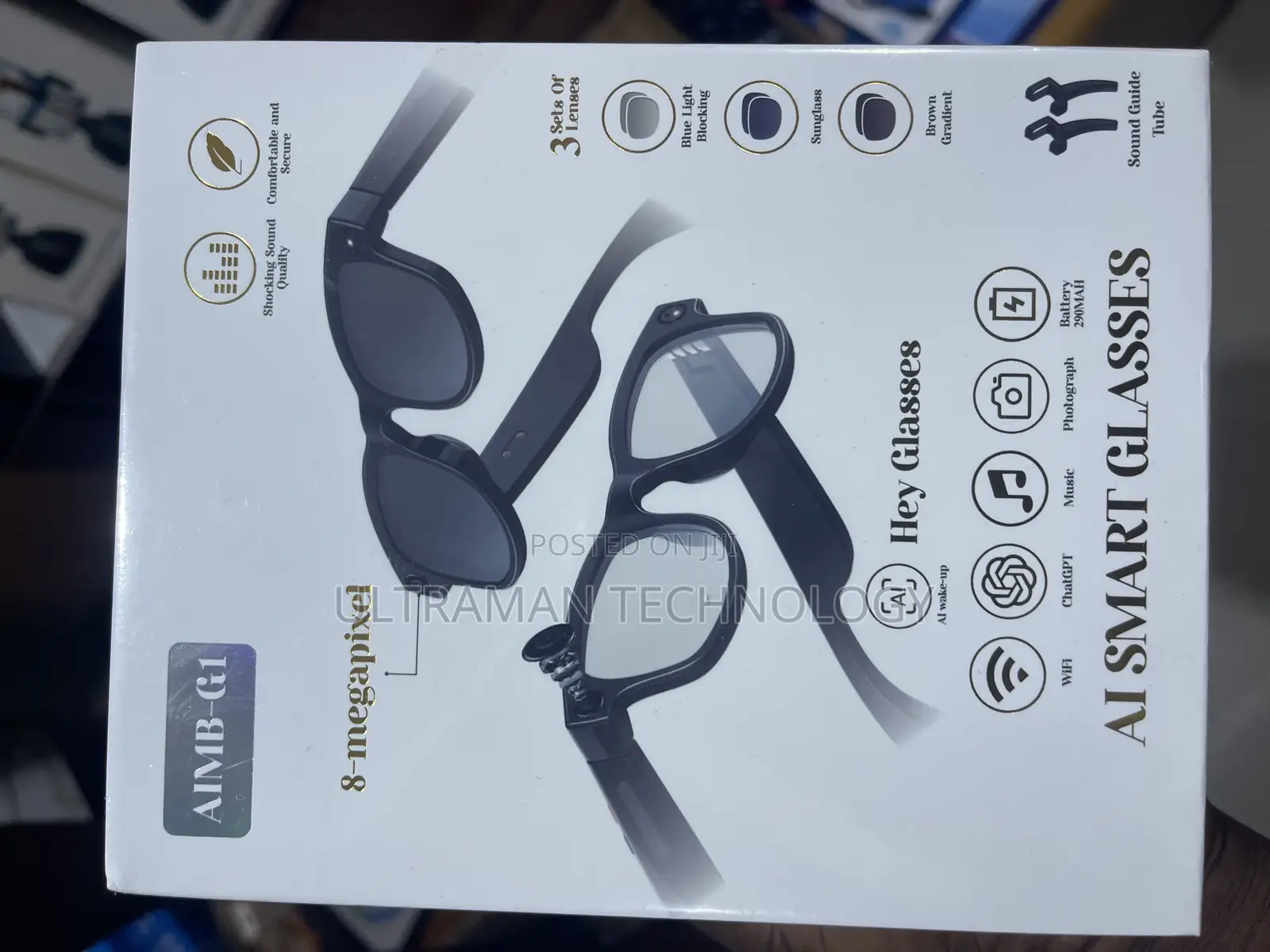 Ai Smart Spy Glasses (Multi Utility)