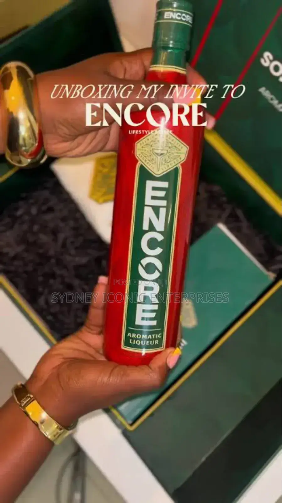 Encore Aromatic Liquor (60,000 Carton Of 12 Bottles)
