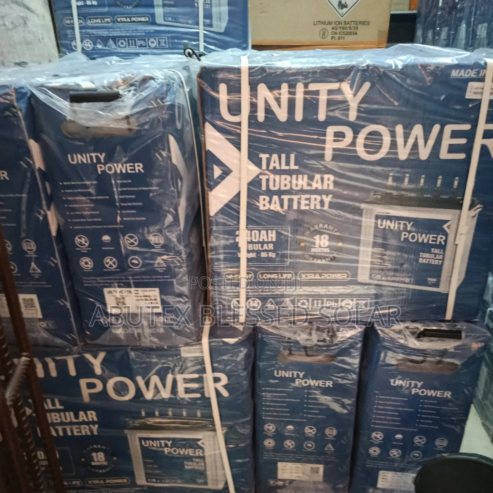 240ah 12v Unity Power Tubular Battery Indian