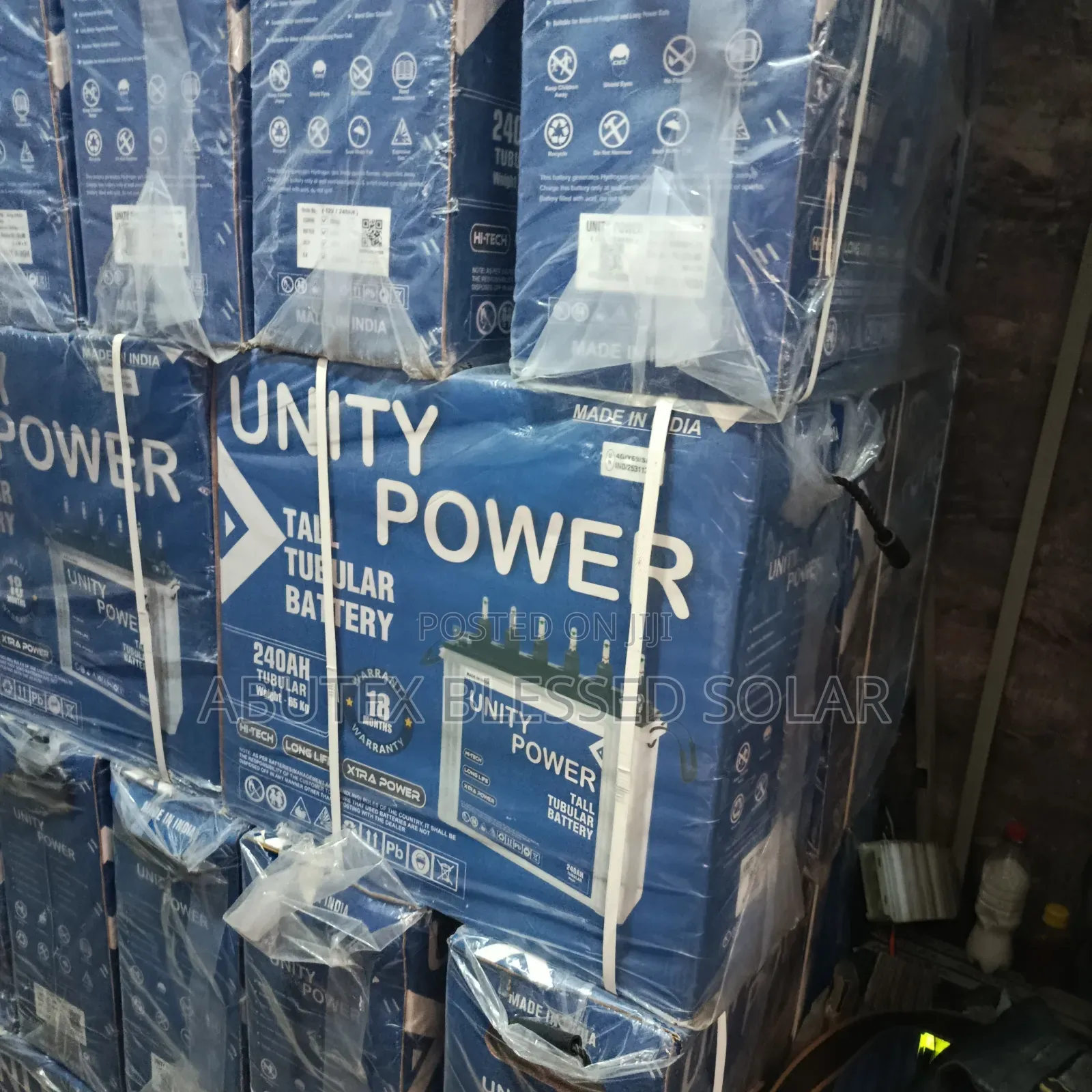 240ah 12v Unity Power Tubular Battery Indian
