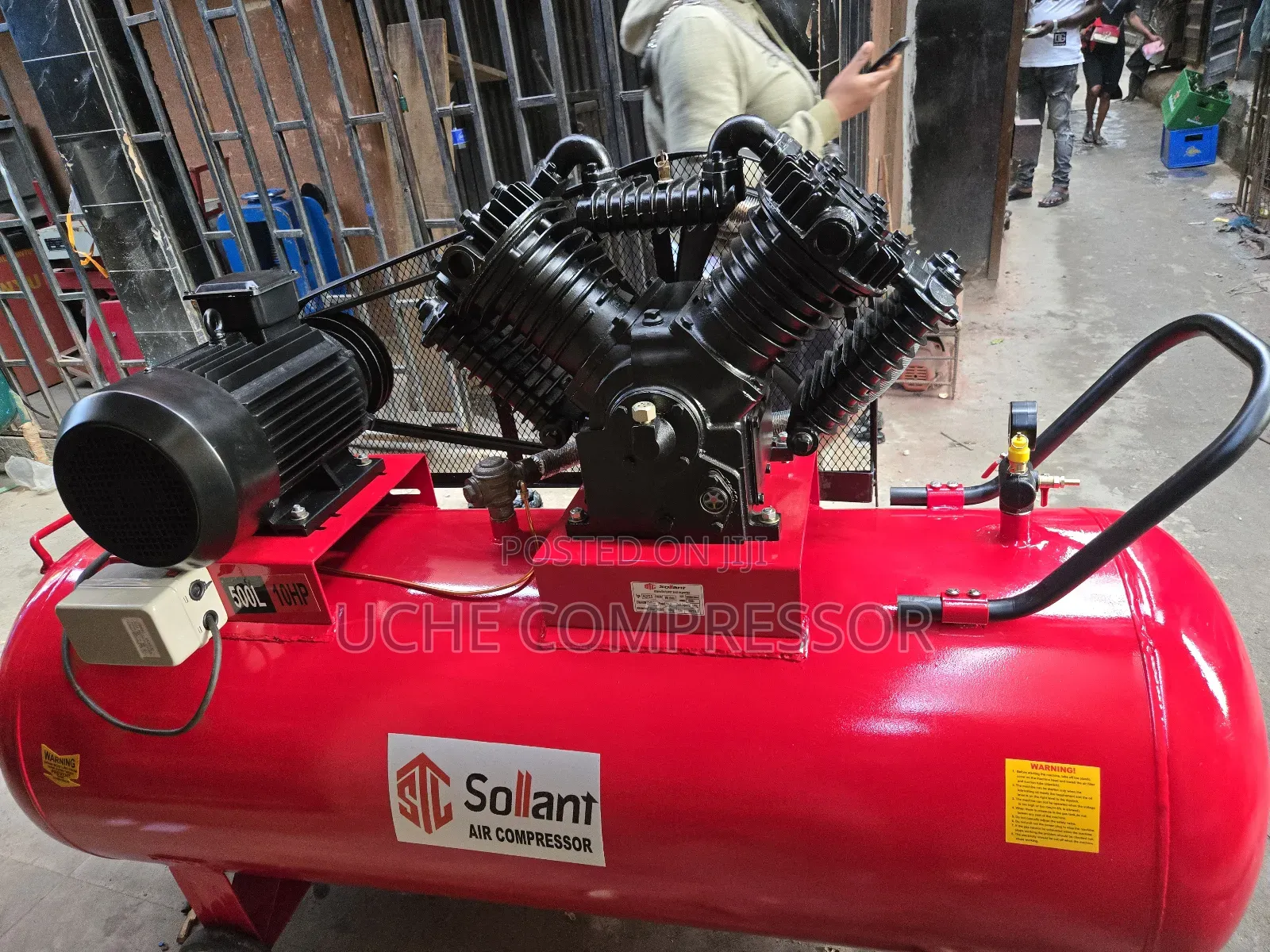 Air Compressor 500liter 10hp 7.5kw 15bar