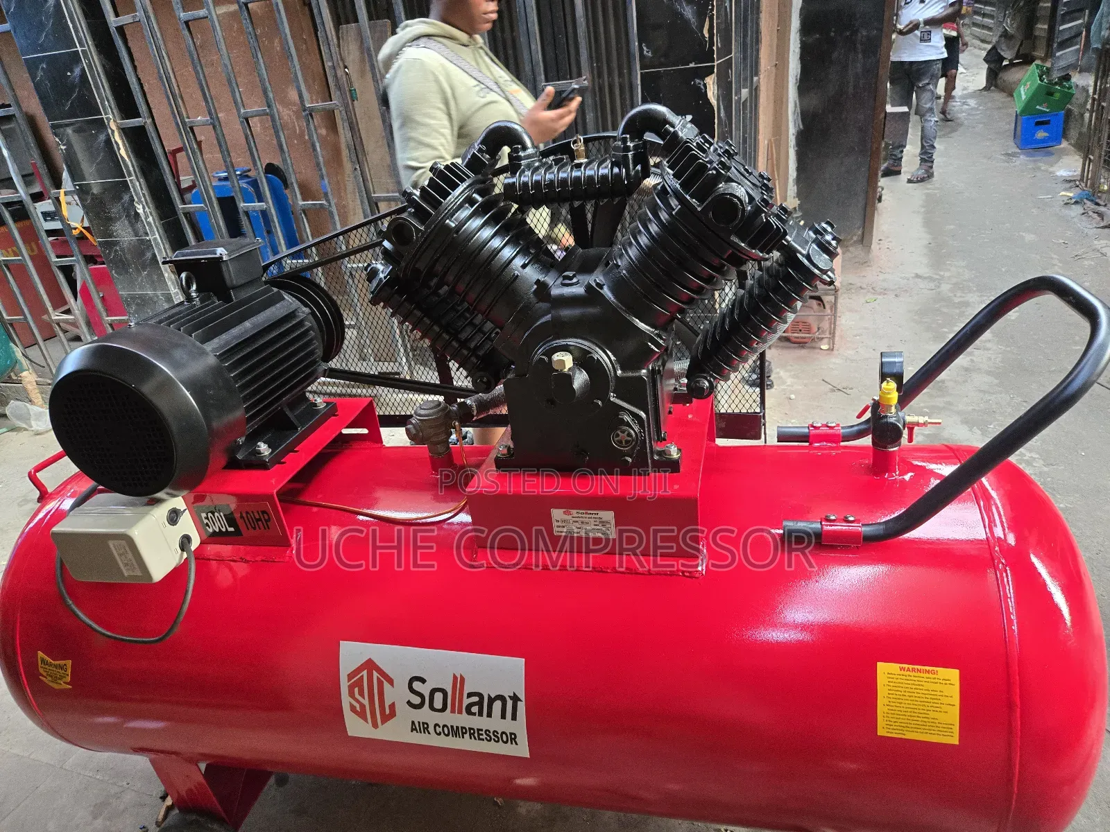 Air Compressor 500liter 10hp 7.5kw 15bar