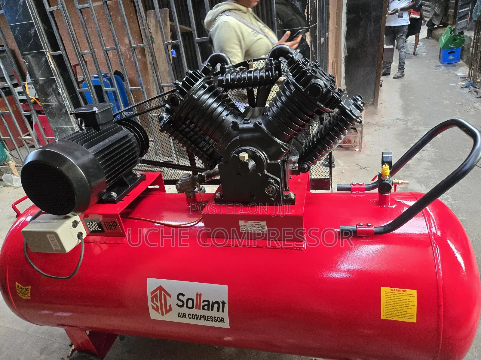 Air Compressor 500liter 10hp 7.5kw 15bar