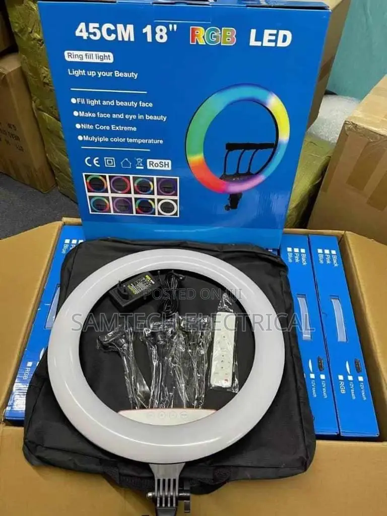 Rechargeable Ring Lights 18 Inches
