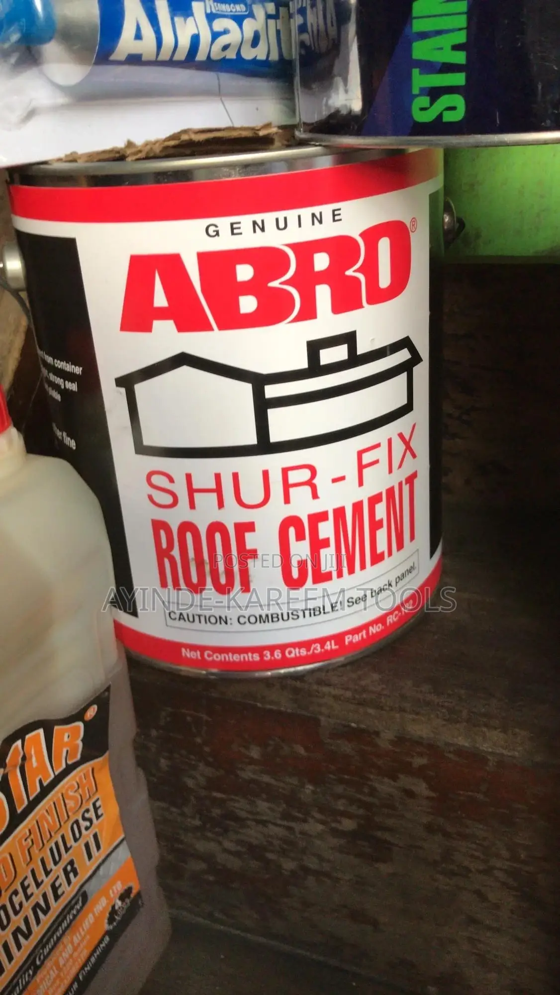 Abro Shur-Fix Roof Cement