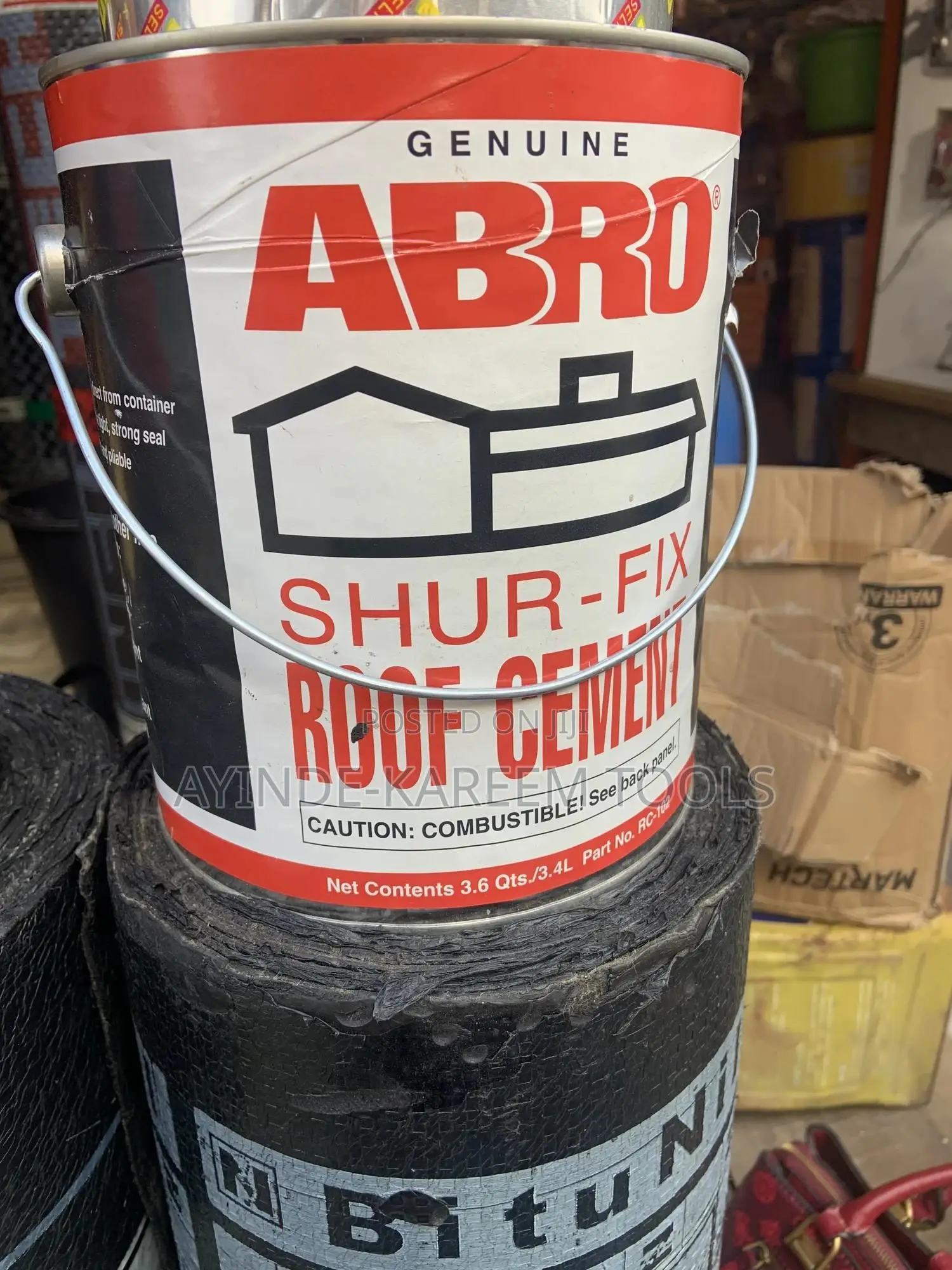 Abro Shur-Fix Roof Cement