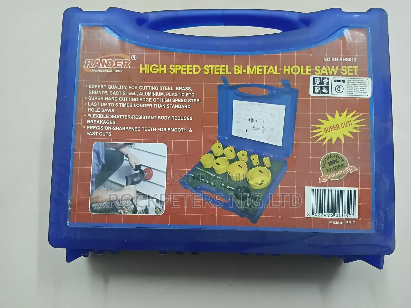 Raider Hi-Speed Steel Hole Saw