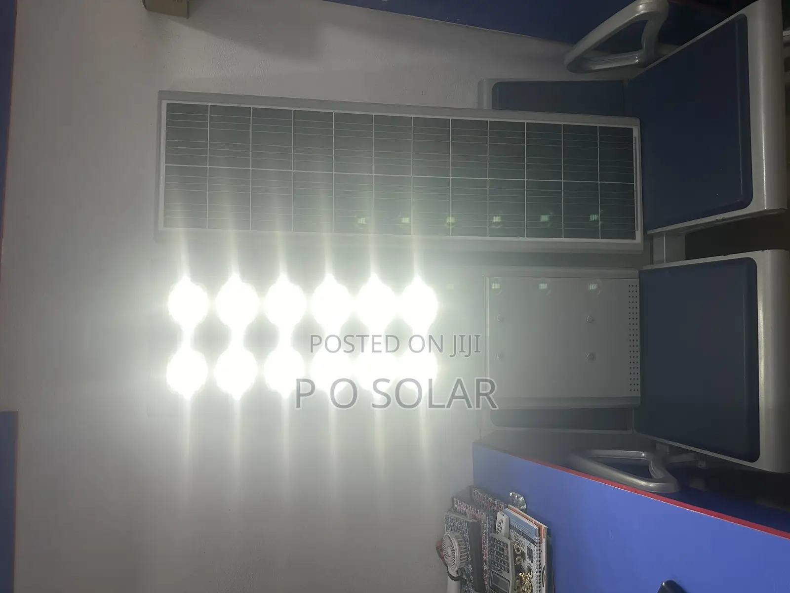 150w P O Pentagon Industrial Solar Street Lights