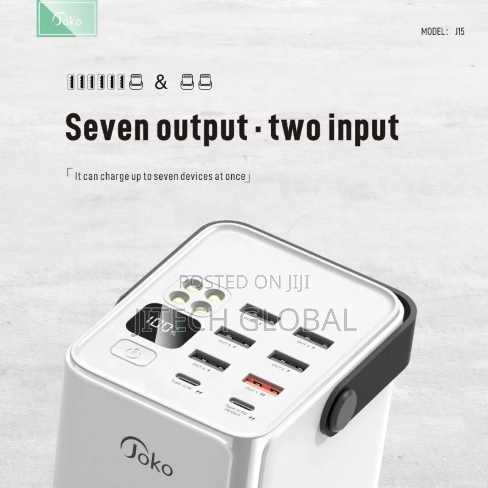 Joko 70000mah 6 Usb Port and 2 Types C
