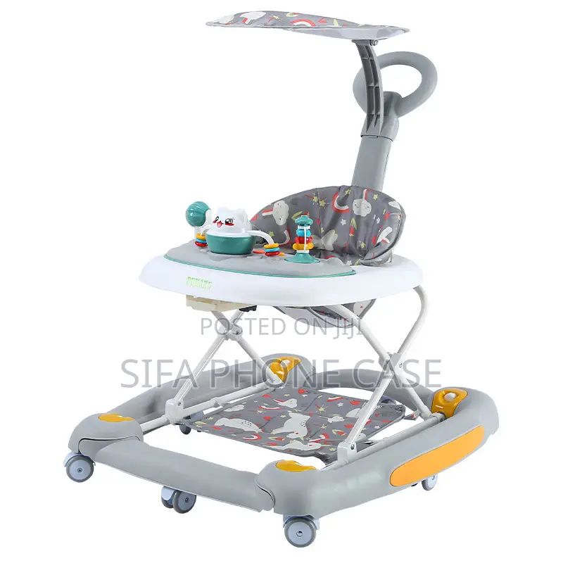 Children Baby Walker For 6 To 18 Month, Music, Foot Pad , Sun Shade