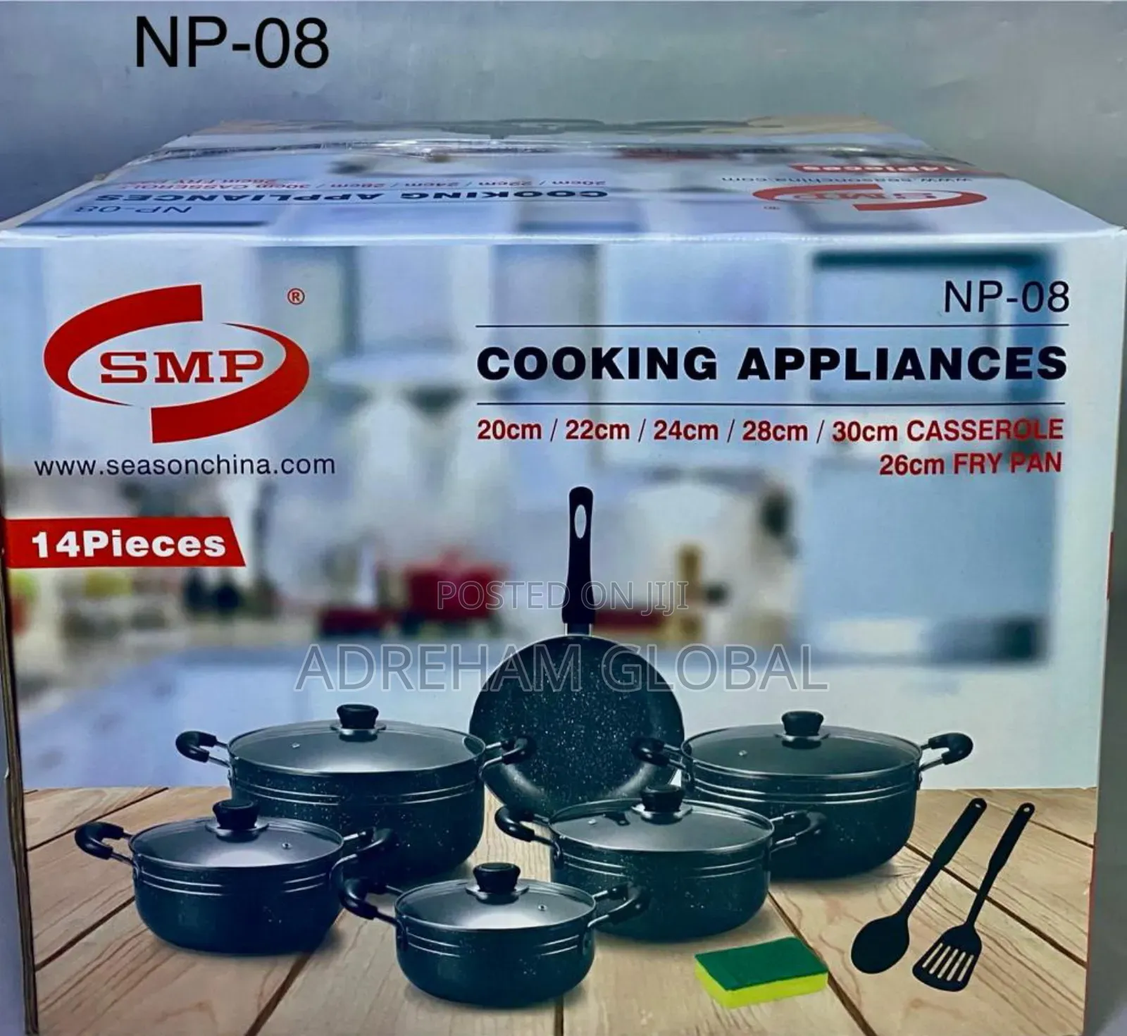 SMP 14pcs Pots Np-08