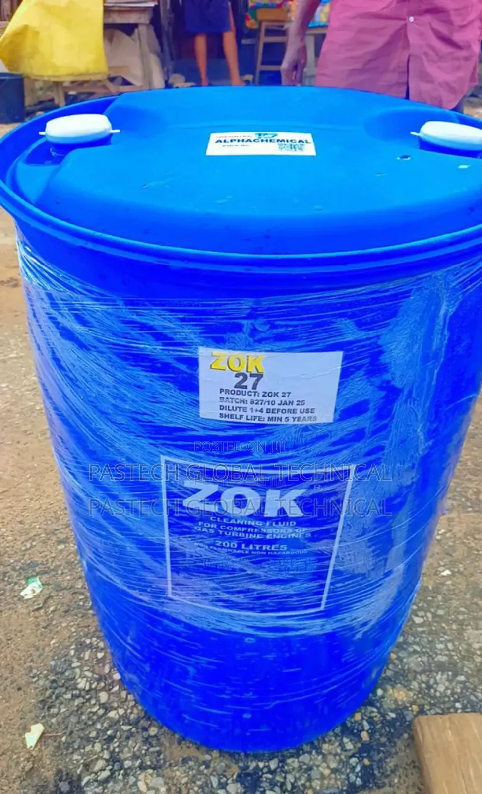 Zok 27, Cleaning Fluid For Gas Turbine Compressors (200l)