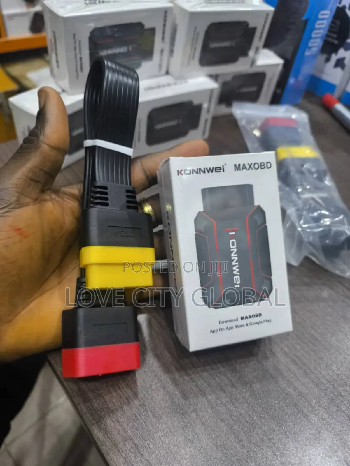 Konnwei Maxobd Car Obd Scanner With Obd 2 Cable Tool Bluetooth Scanner