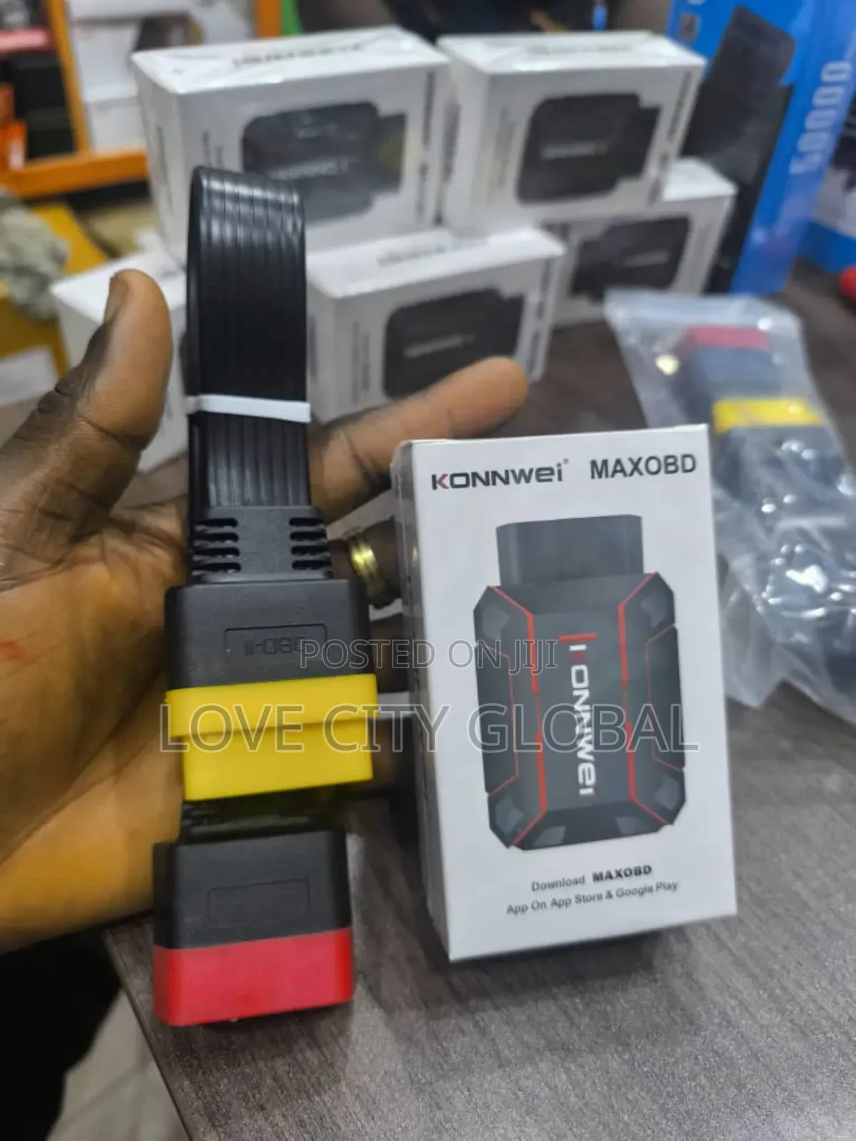 Konnwei Maxobd Car Obd Scanner With Obd 2 Cable Tool Bluetooth Scanner