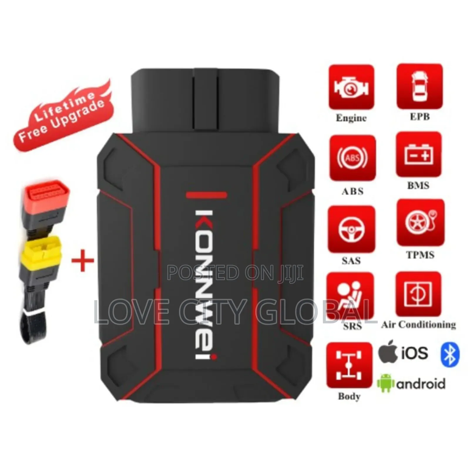 Konnwei Maxobd Car Obd Scanner With Obd 2 Cable Tool Bluetooth Scanner