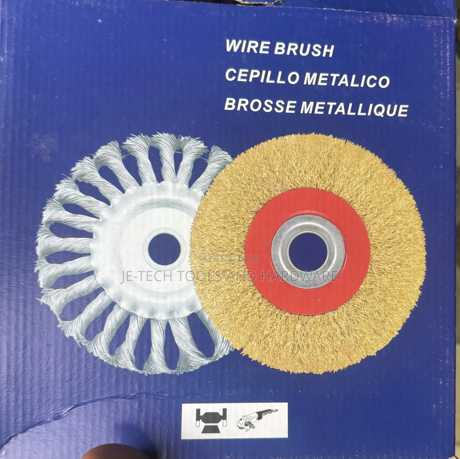 Twisted Knot Wire Wheel Brush 10”