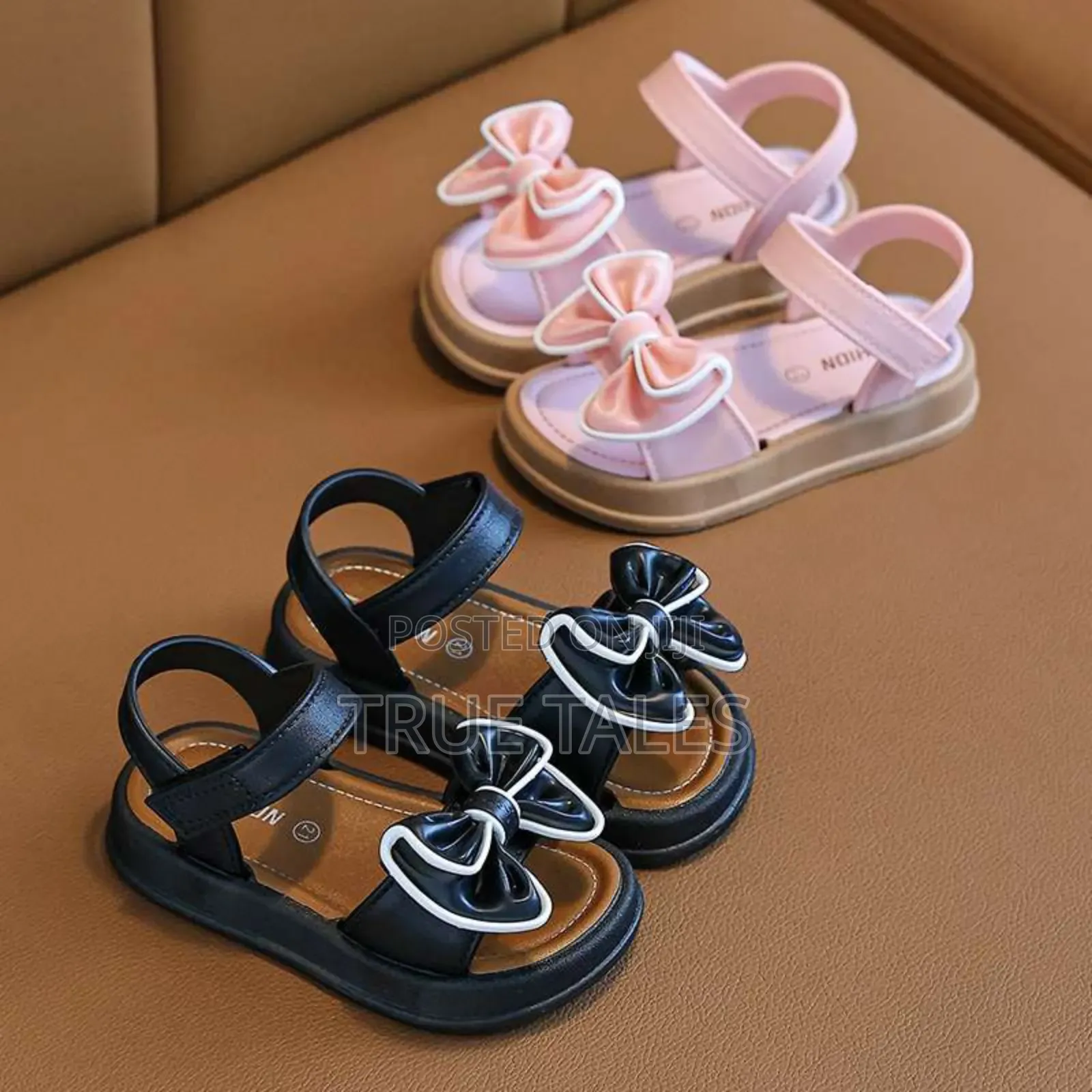 Girls' Beautiful And Comfortable Bow Sandals Sizes 21 To 35