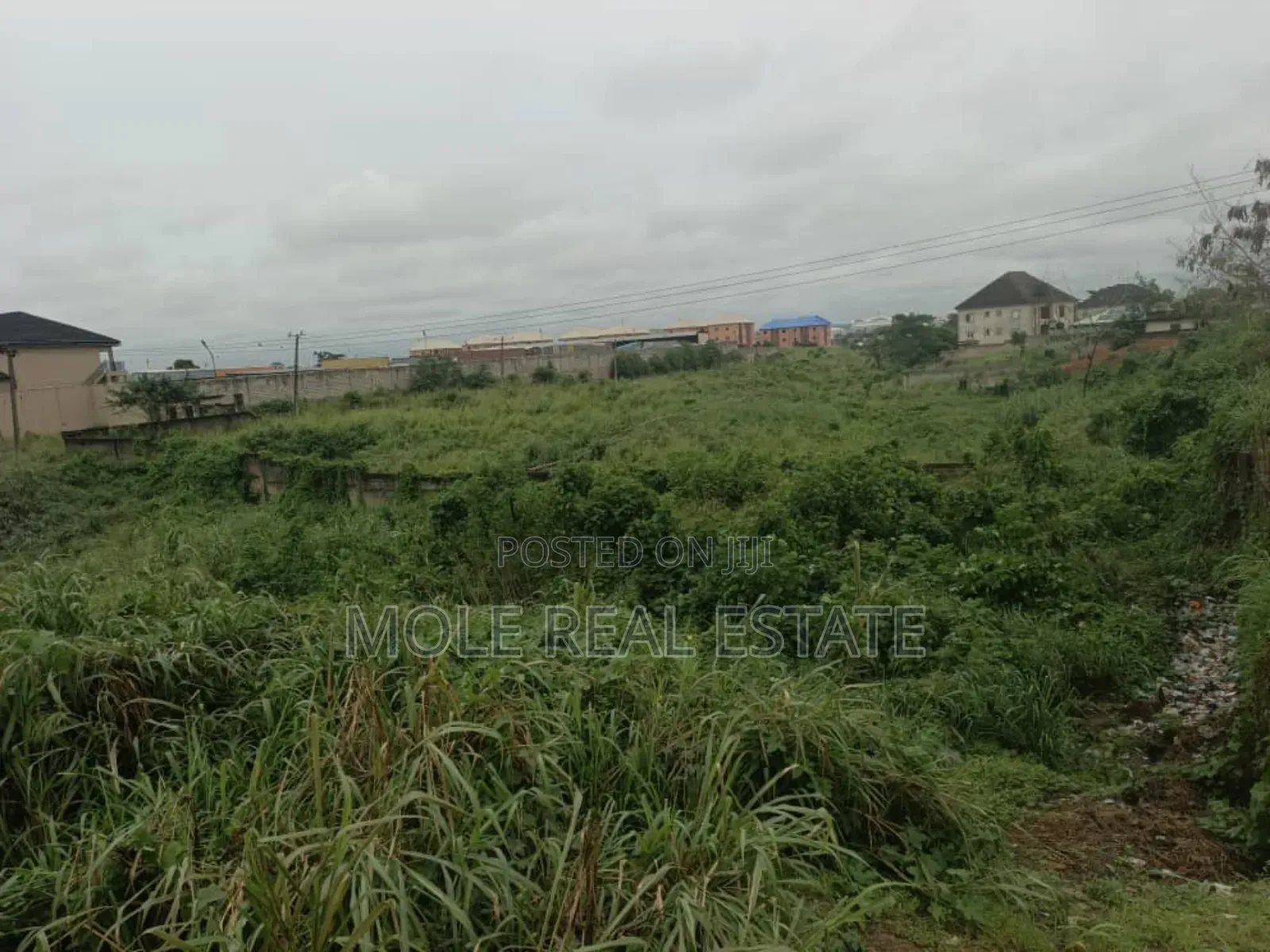 3 Acers of Land Facing Lagos Ibadan at Ibafo Fenced