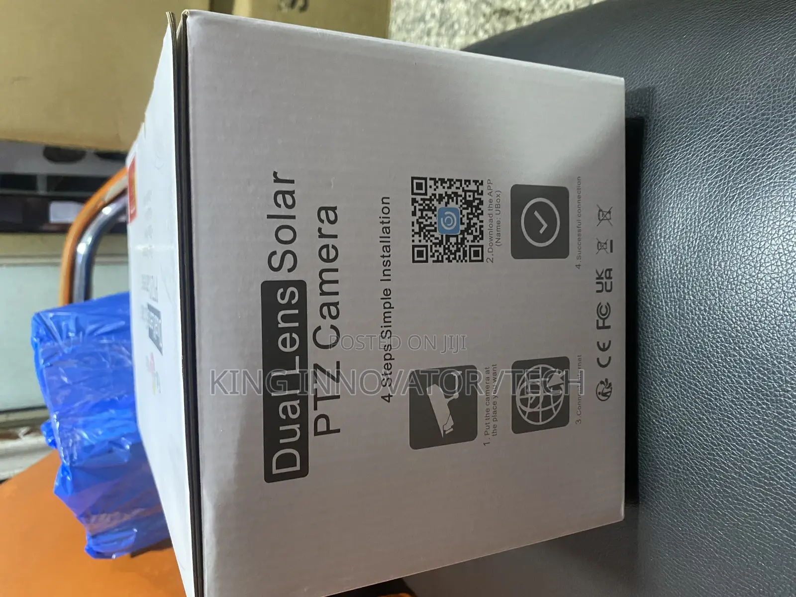Dual Lens Solar PTZ Camera Ubox Mp8