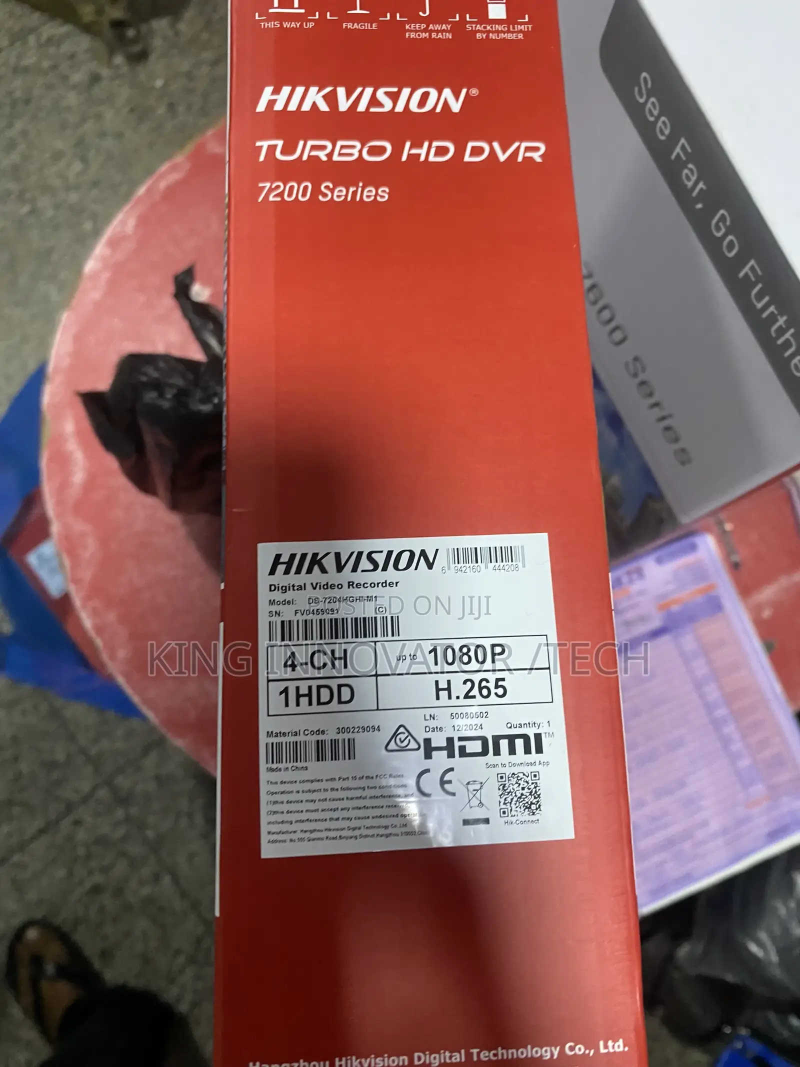 Hikvision Acusense Hybrid DVR Turbo Hd Pro. D8-7204hghi-M1