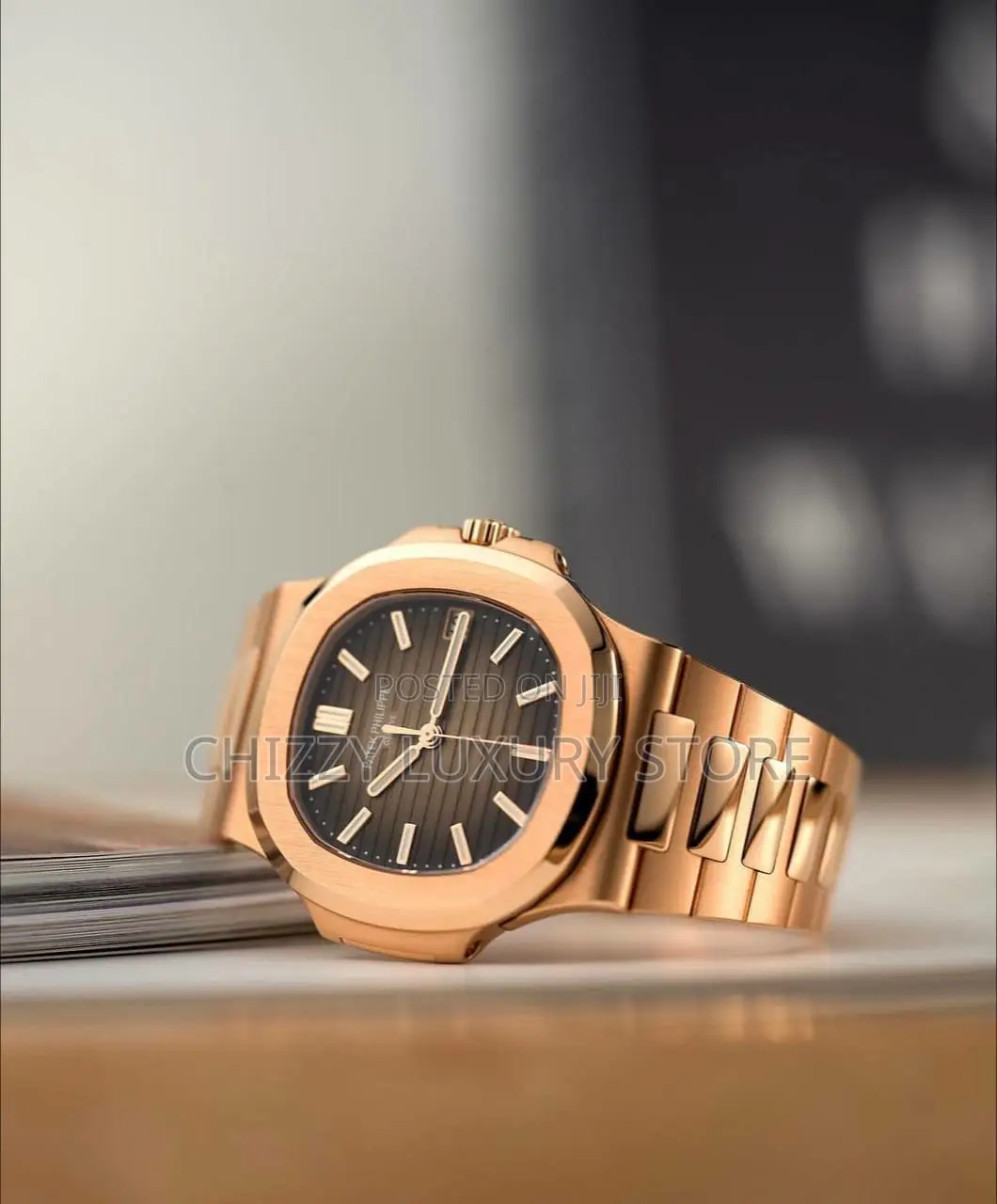 Patek Philippe Quality Luxury Men Chain Strap Wristwatch