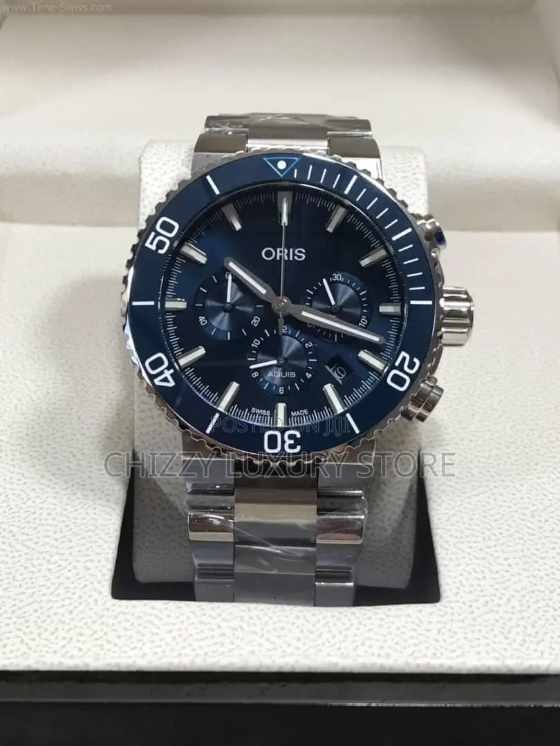 Oris Quality Luxury Men Chain Strap Wristwatch