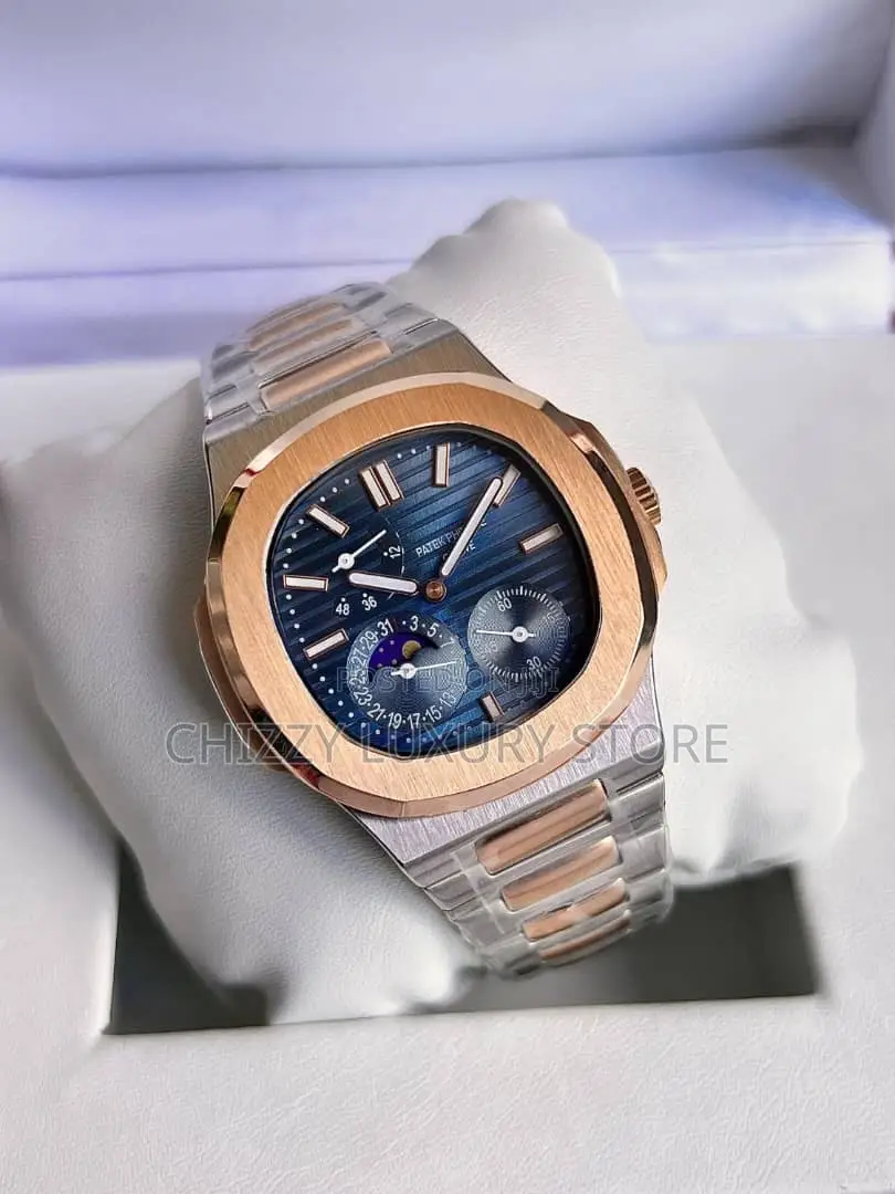 Patek Philippe Quality Luxury Men Chain Strap Wristwatch
