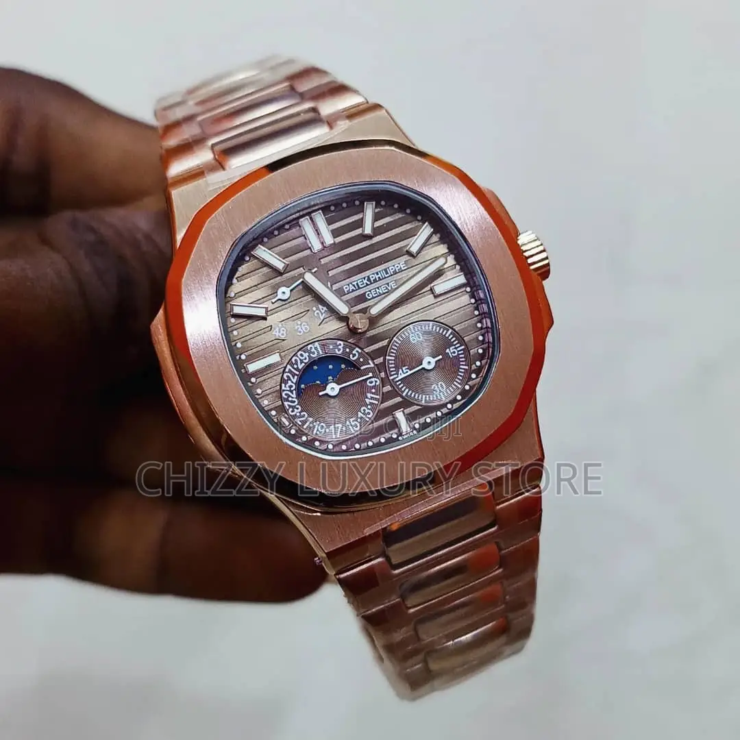 Patek Philippe Quality Luxury Men Chain Strap Wristwatch