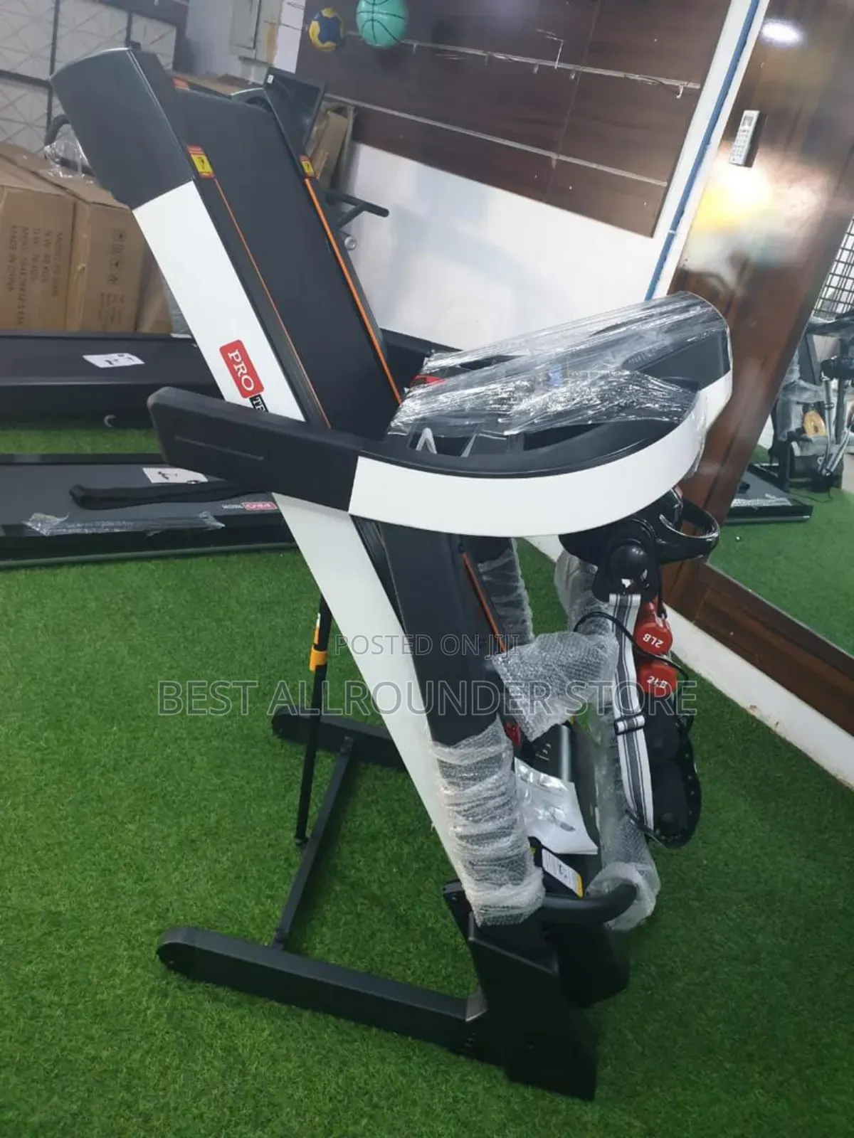 3hp Treadmil With Massager, Twister and Dumbell