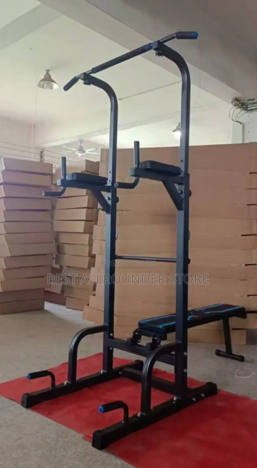 Padded Power Tower With Bench