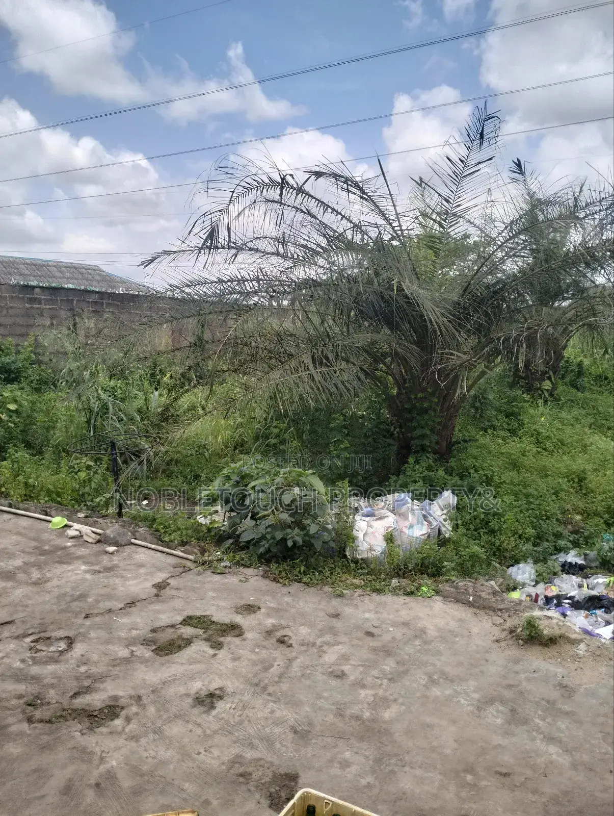 Dry Table Land With 4-Shops at Oluwaga Ipaja Ayobo Lagos