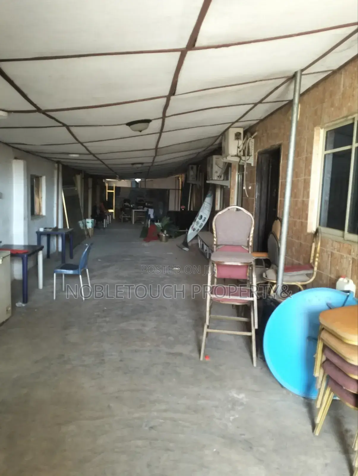 Commercial Hall/Warehouse Off the Major Road at Oluwaga Ipaja Lagos