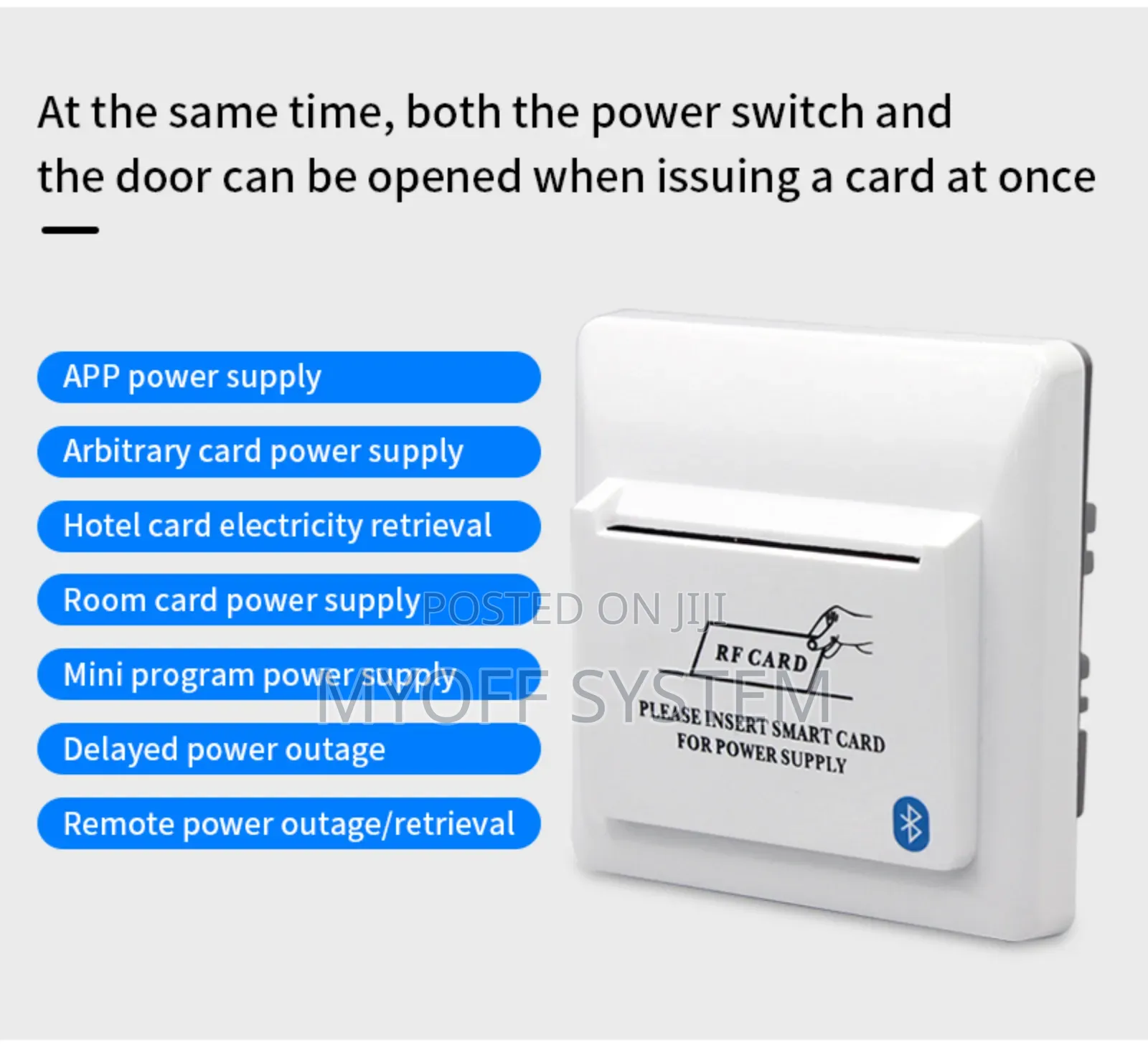 Ttlock Tthotel Smart Energy Saving Switch for Hotels and Apartments