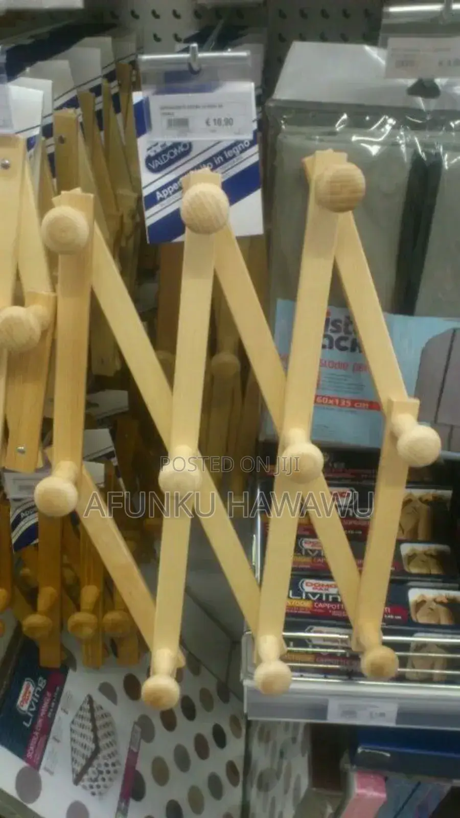 Wooden Bag Hanger