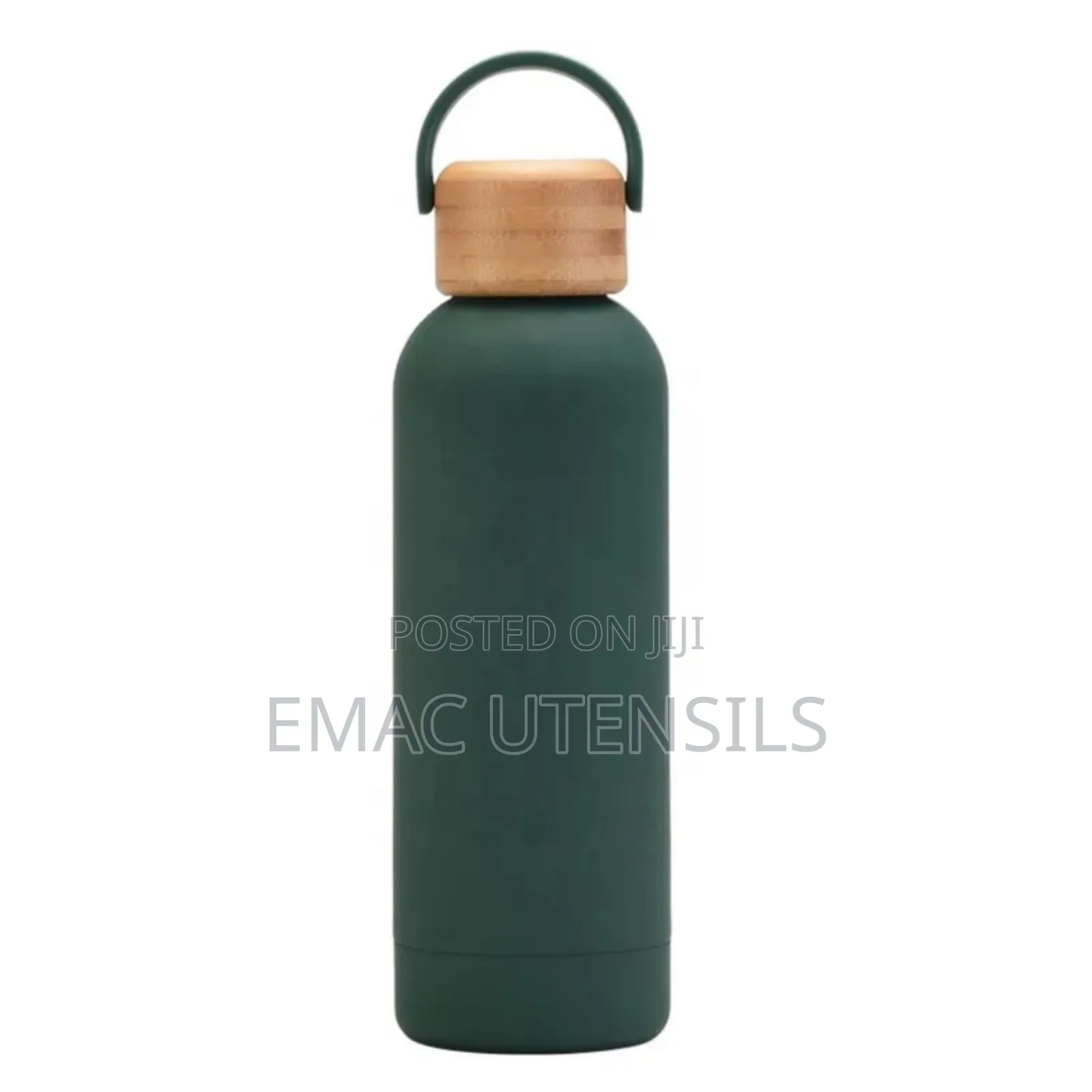 Classic Insulated Water Flask With Bamboo Cover