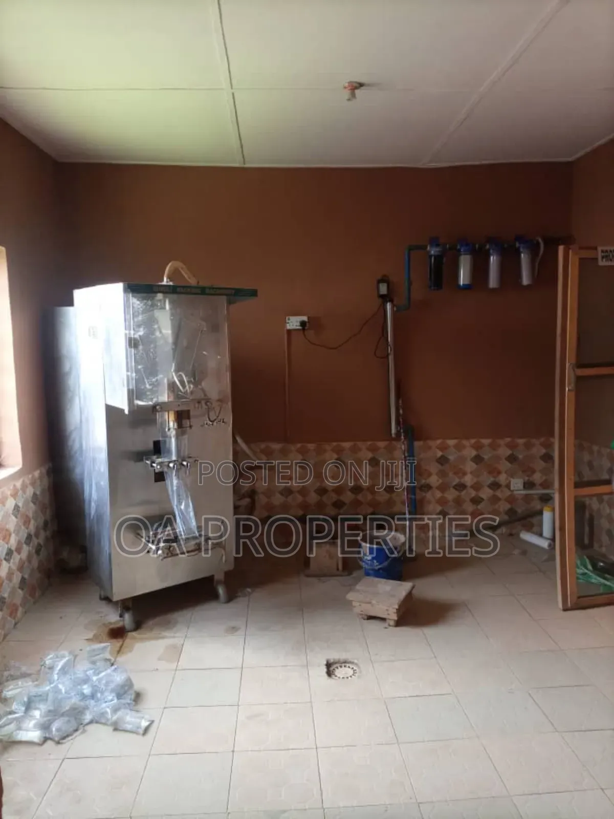 Pure Water Factory on a Plot of Land 4sale at Aniba, Ajibode, Ibadan