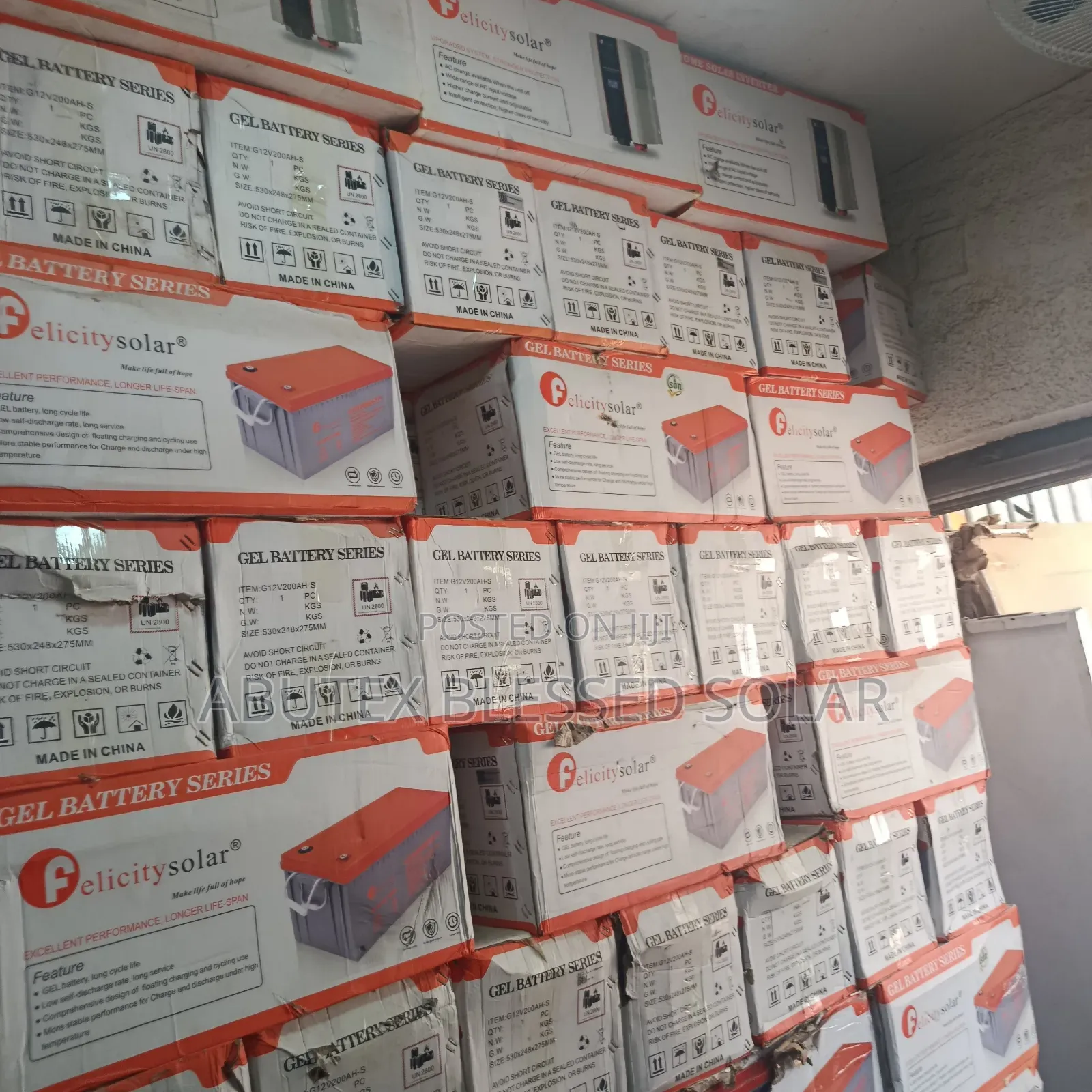 200ah 12v Dry Cell Battery Felicity