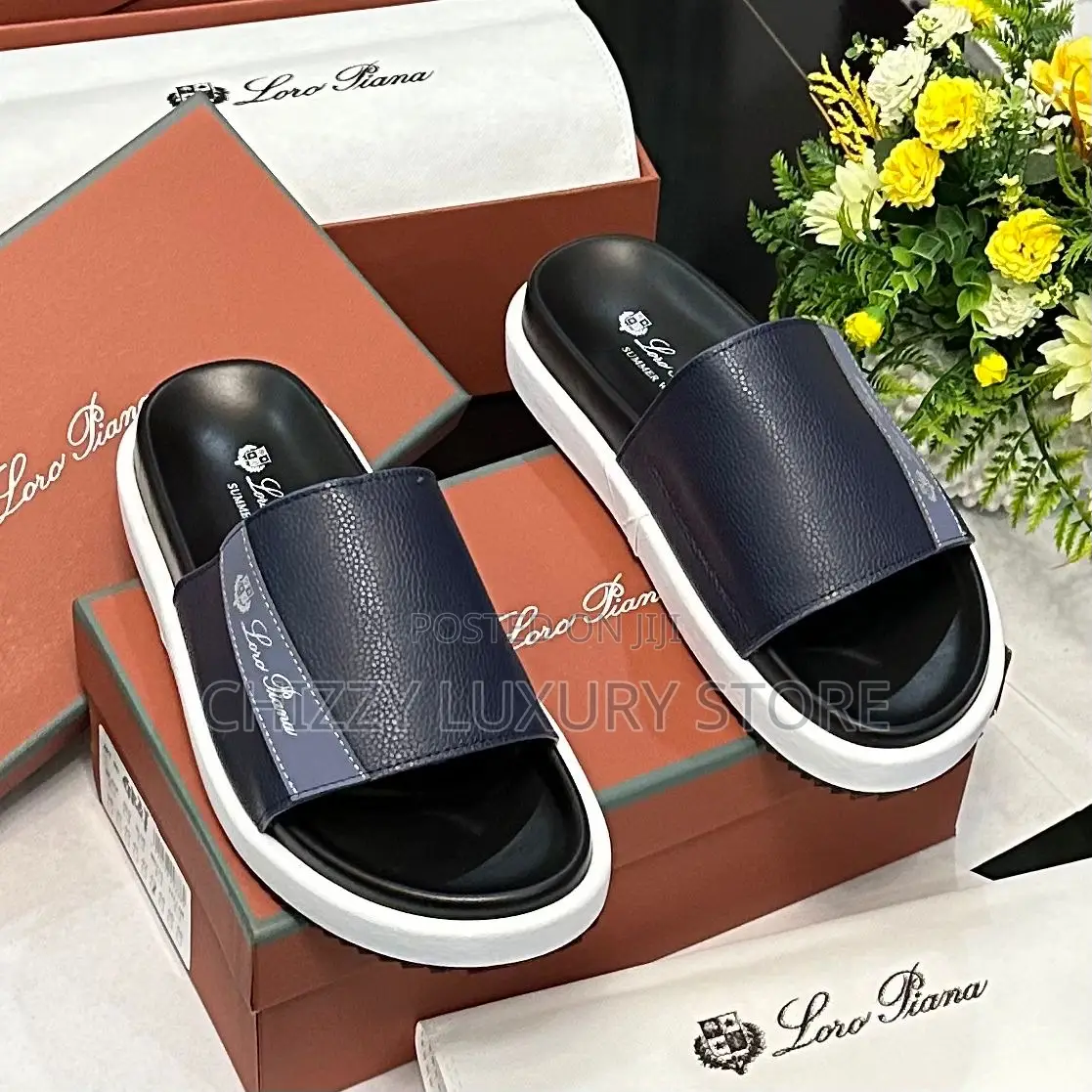 Lora Piana Quality Luxury Men Slip-On