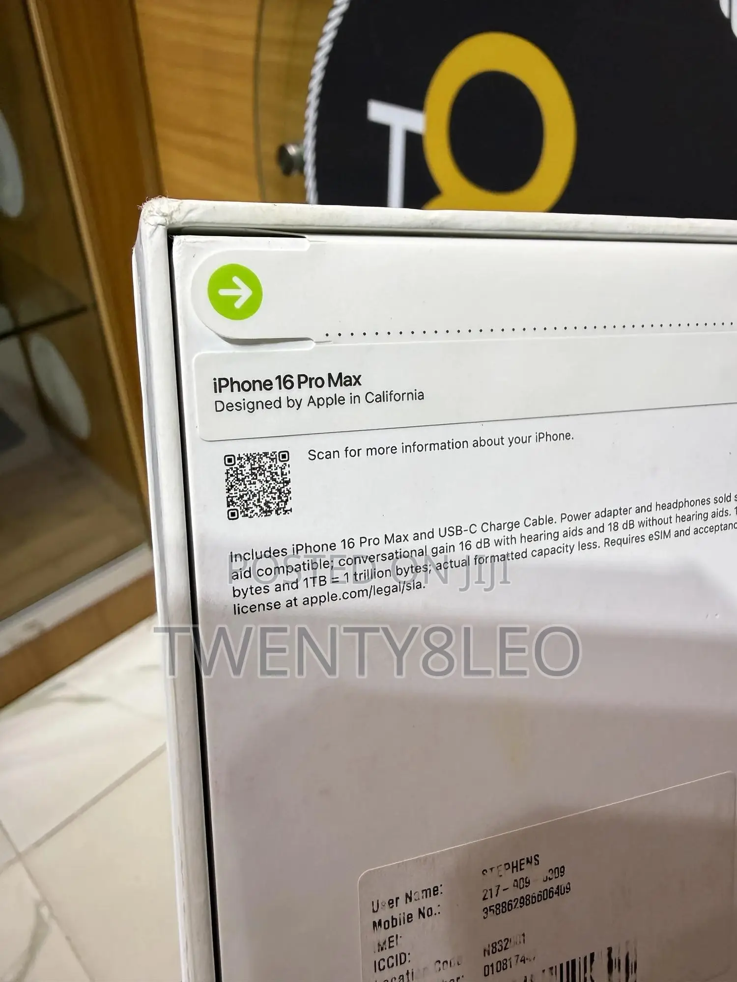 New Apple iPhone 16 Pro Max 256 GB Gold